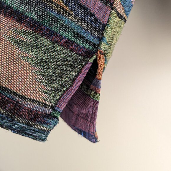 Reversible Tapestry Textured abstract zip jacket - Picture 9 of 15